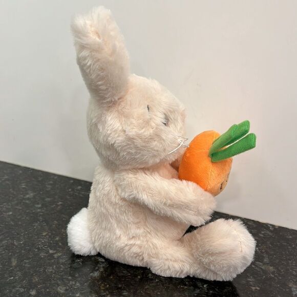 Ganz Bunny with Carrot. Get Your Hands on a Ganz. Size 10” - Picture 6 of 9